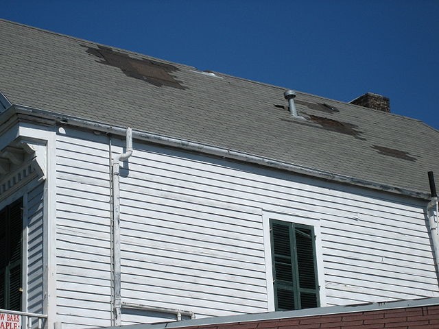 damage to a residential roof
